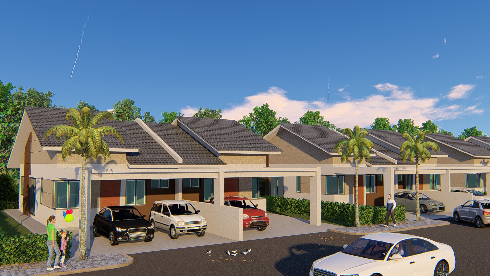 Jalan Permatang Pasir single-storey semi-detached homes